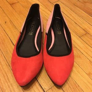 Pink/Red Flats